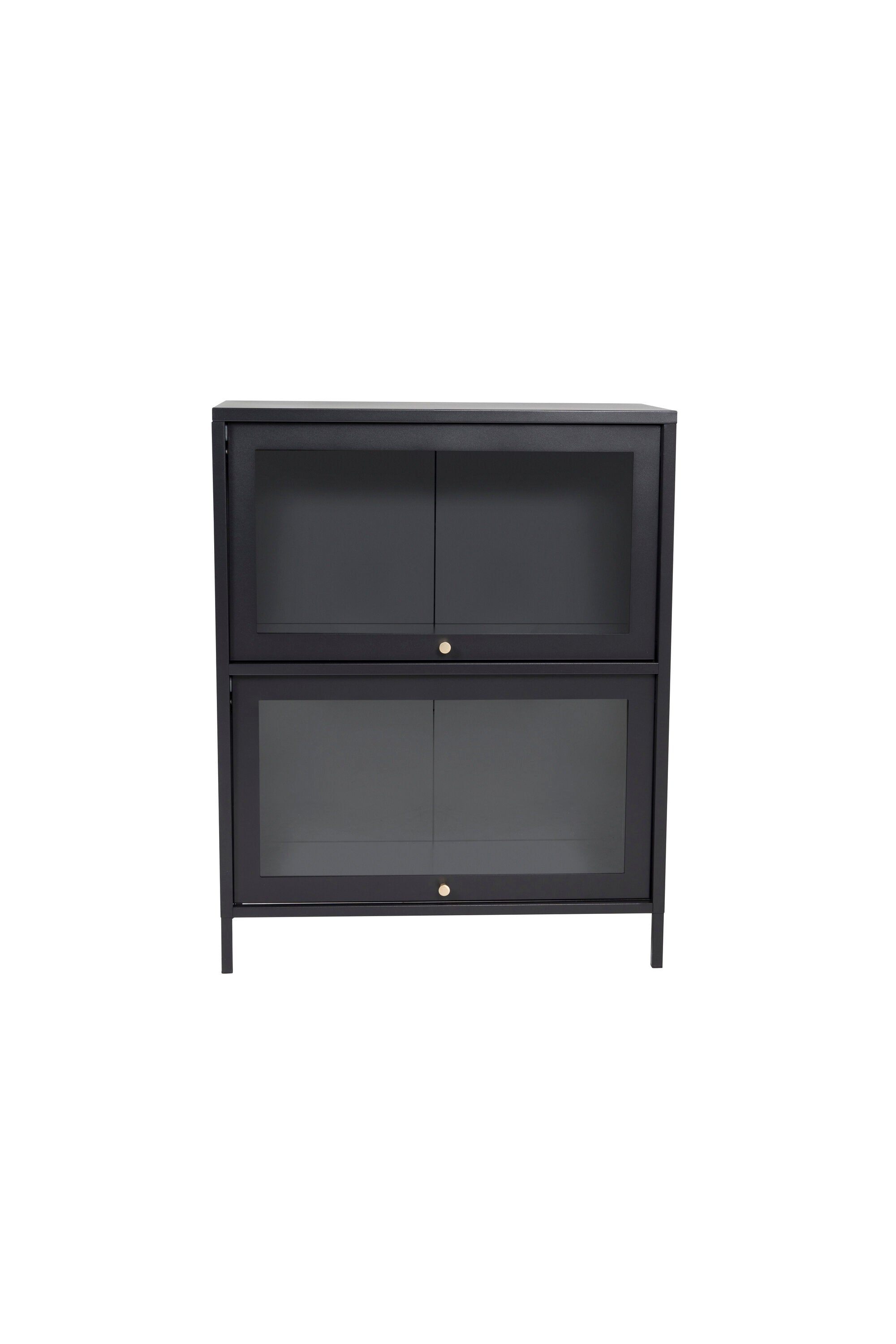 s_18078-208_1__1 Bakal Schrank Schrank Schwarz 40 x 100 x 80 Glas,Stahl