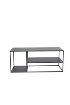 s_18081-208_1__1 Staal Couchtisch Beige Tisch Couchtisch Schwarz 120 x 50 Stahl