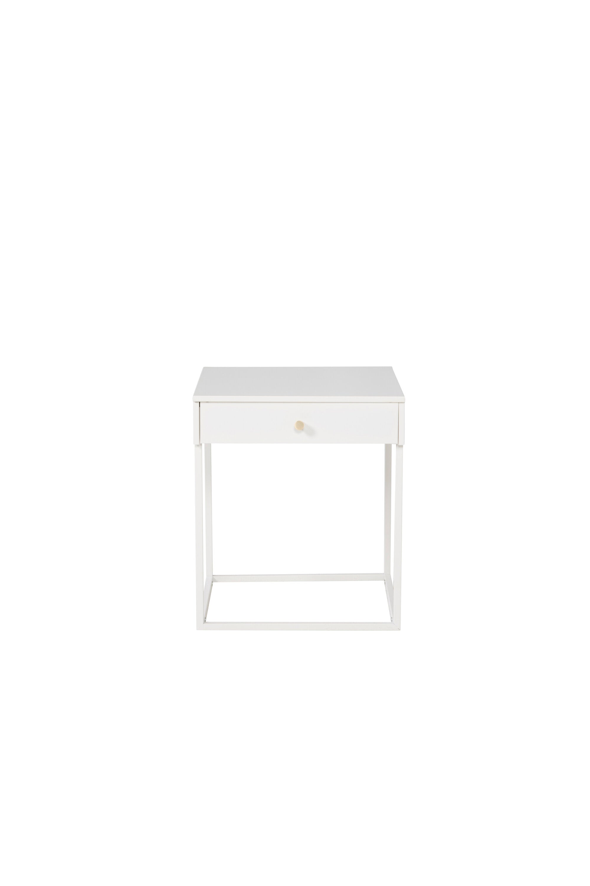 s_28066-201_1_1 Bakal Nachttisch Nachttisch Weiß 43 x 43 Stahl