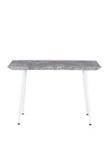 s_29991-660_1 Edge Table Beistelltisch Grau,Weiß 110 x 30 MDF,Stahl