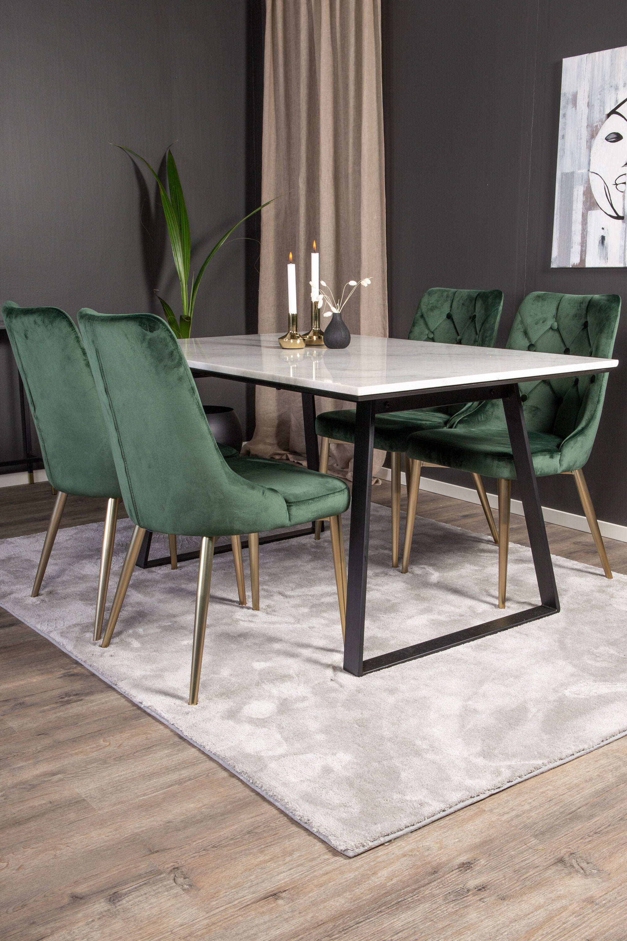 s_gr14000__11 Estelle Rechteckiger Essensset Rechteckiges Essgruppen Set