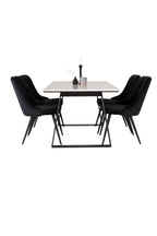 s_gr14011__2 Estelle Rechteckiger Essensset Rechteckiges Essgruppen Set