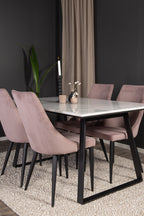 s_gr14019__11 Estelle Rechteckiger Essensset Rechteckiges Essgruppen Set