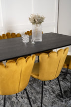 s_gr19185__12 Dipp Rechteckiger Esstisch Set Rechteckiges Essgruppen Set