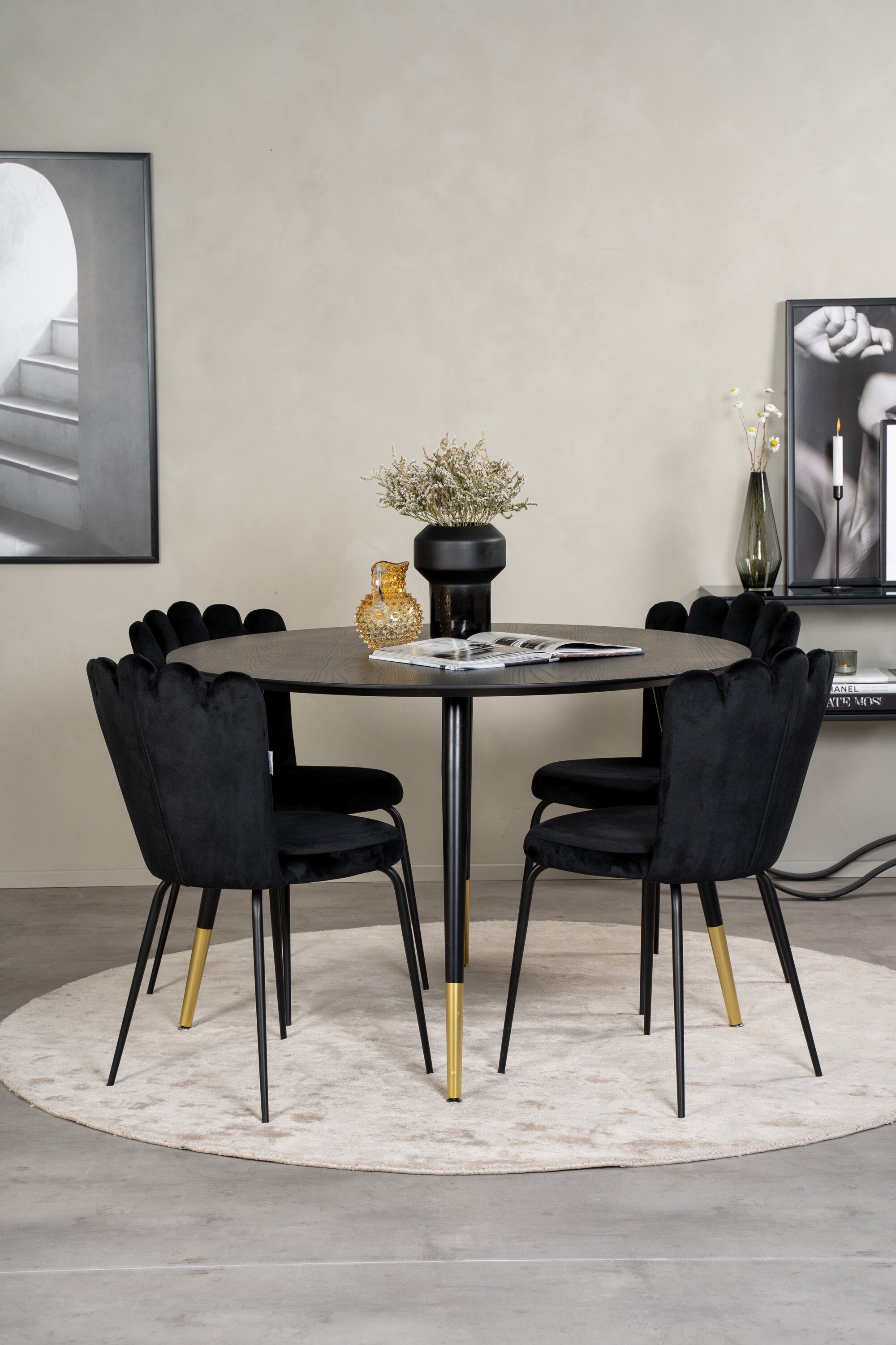 s_gr19213__10 Dipp Runder Esstisch Set Rundes Essgruppen Set