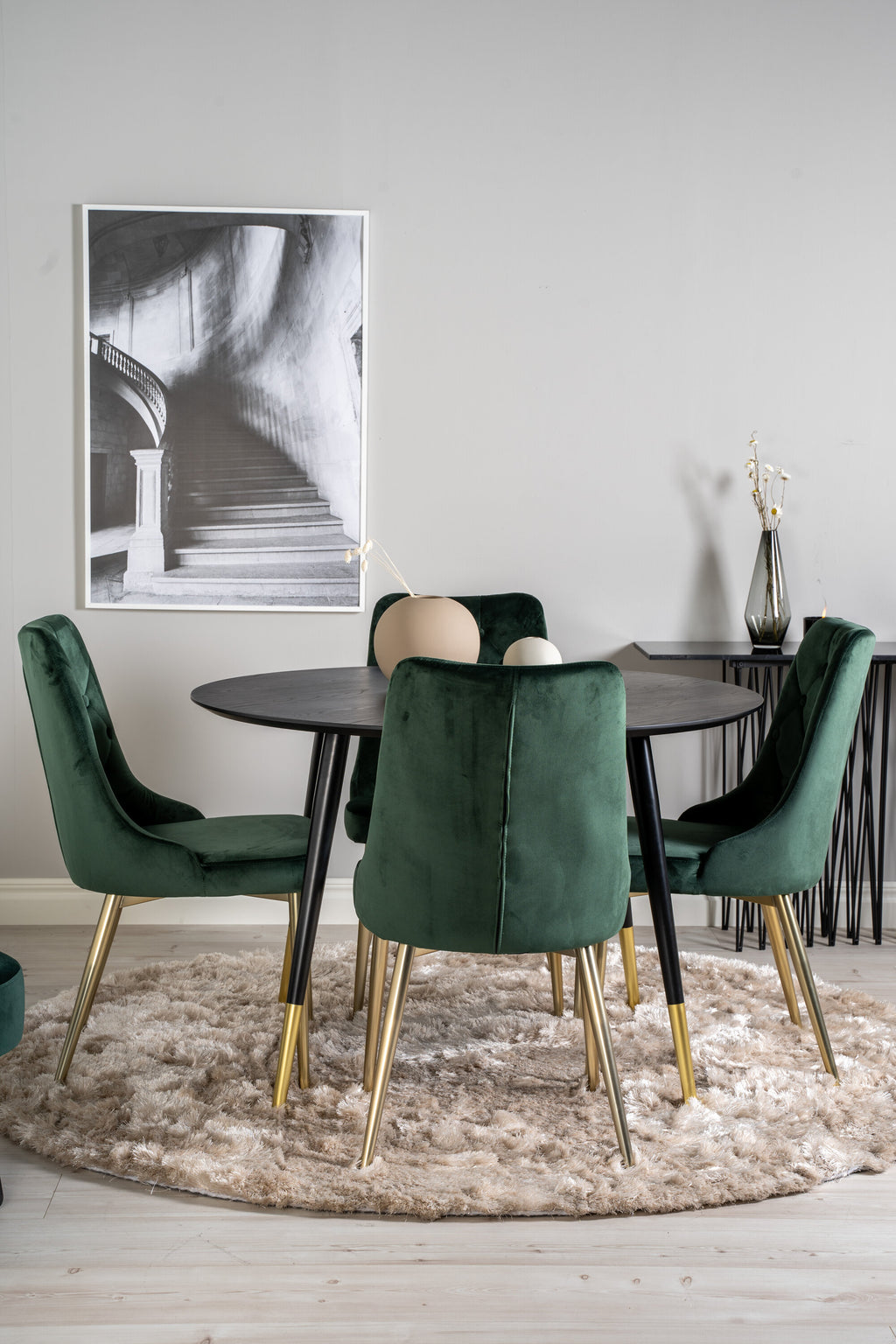 s_gr19229__11 Dipp Round Dining Set Rundes Essgruppen Set