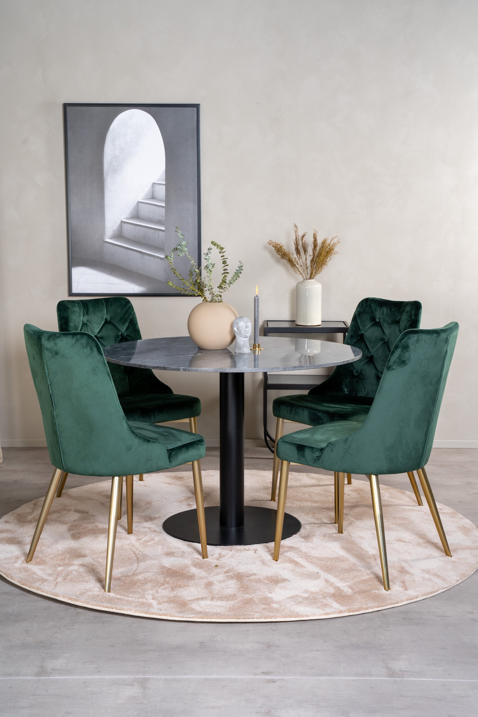 s_gr19232__10 Estelle Round Dining Set Rundes Essgruppen Set