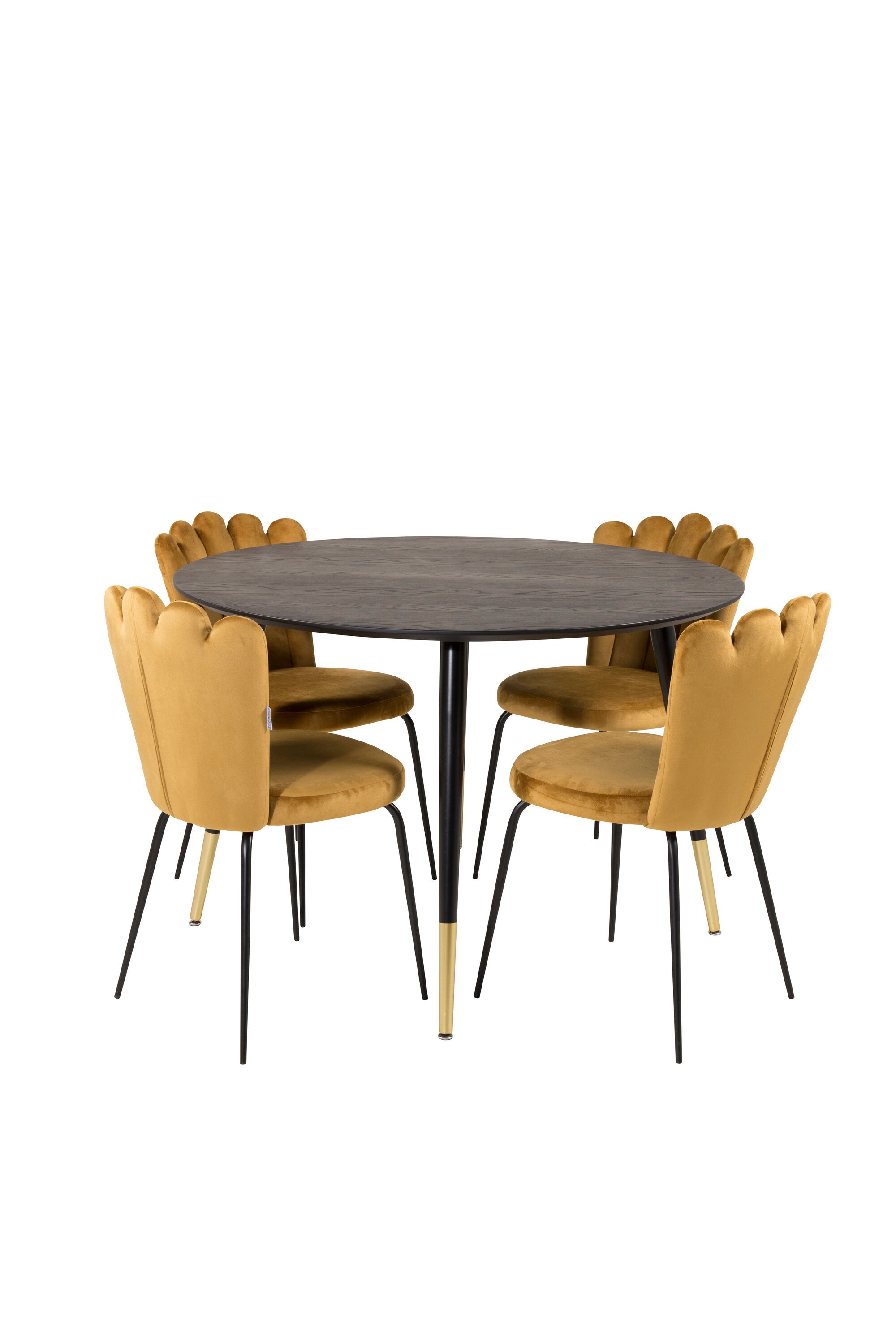 s_gr19238__1 Dipp Runder Esstisch Set Rundes Essgruppen Set Table: ⌀115 Chair: 54x82,5x44,5