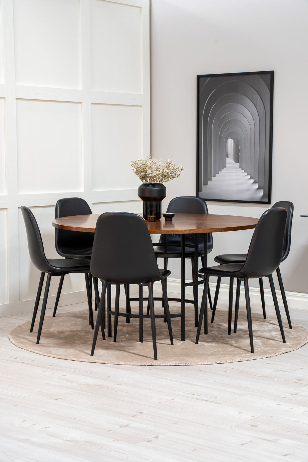 s_gr19245__10 Copenhagen Round Dining Set Rundes Essgruppen Set