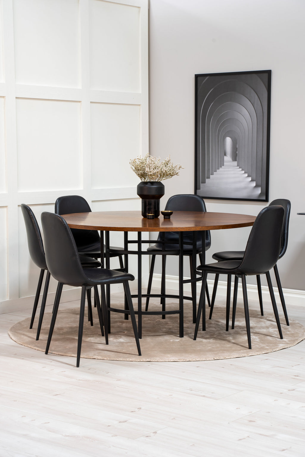 s_gr19245__11 Copenhagen Round Dining Set Rundes Essgruppen Set