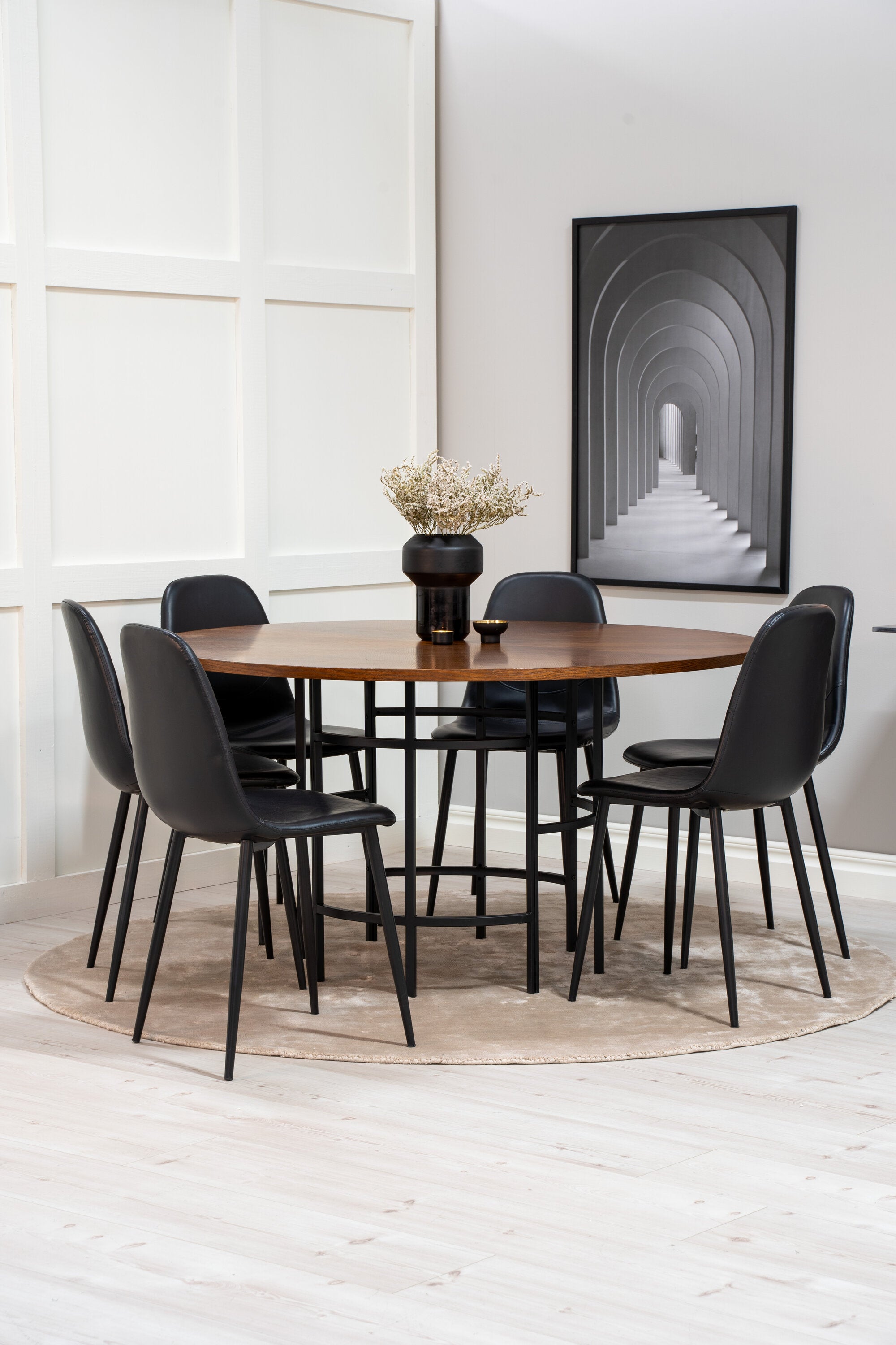 s_gr19245__11 Copenhagen Round Dining Set Rundes Essgruppen Set