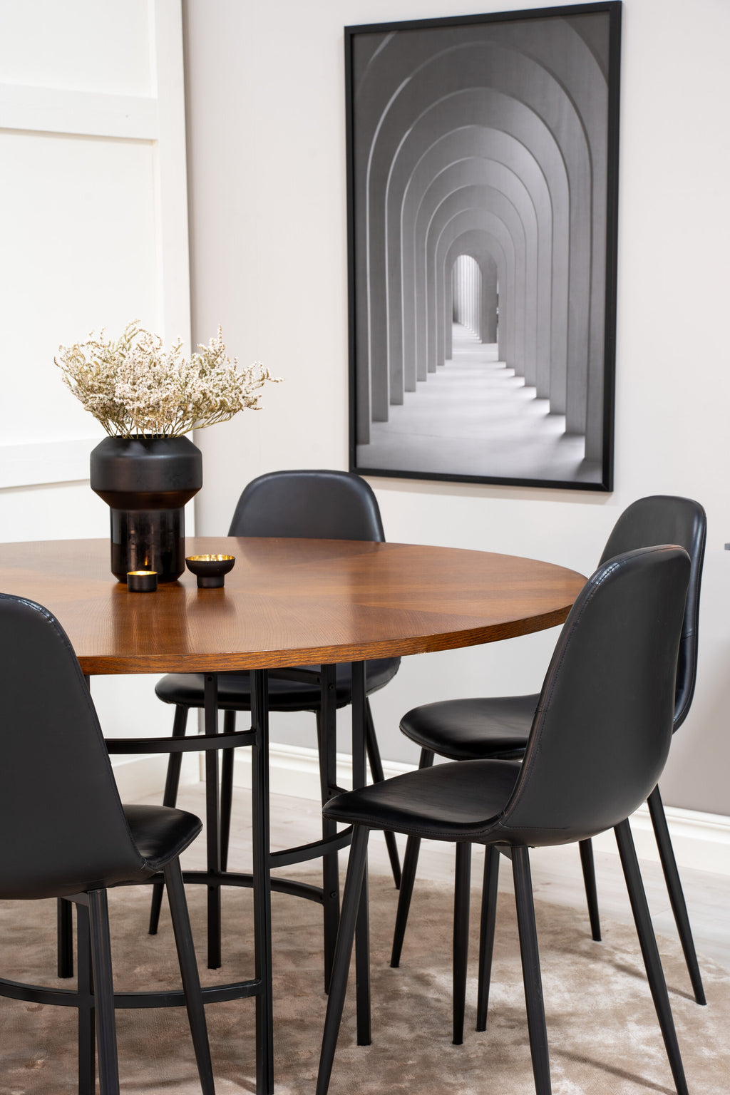 s_gr19245__12 Copenhagen Round Dining Set Rundes Essgruppen Set