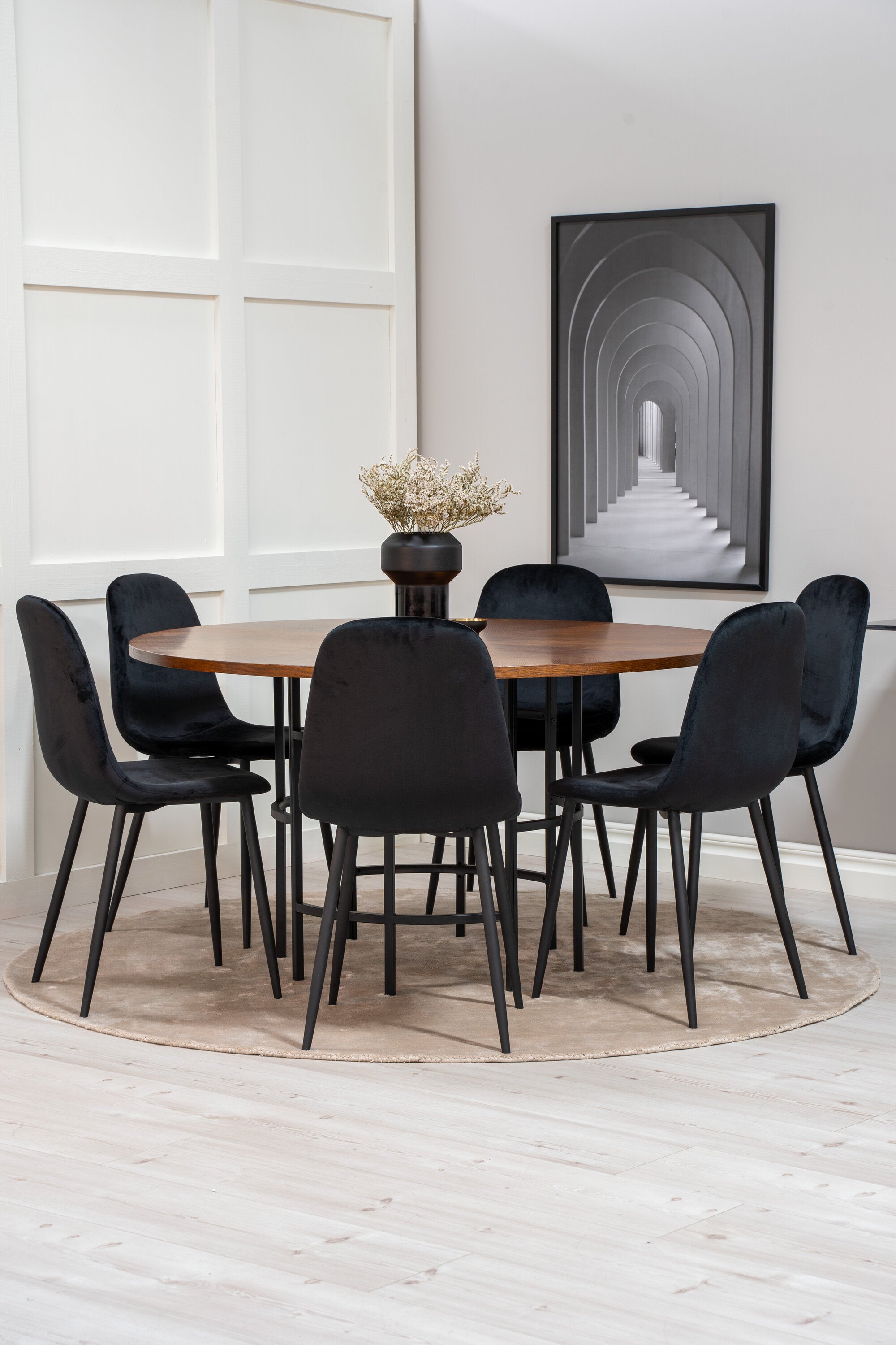 s_gr19246__10 Copenhagen Round Dining Set Rundes Essgruppen Set