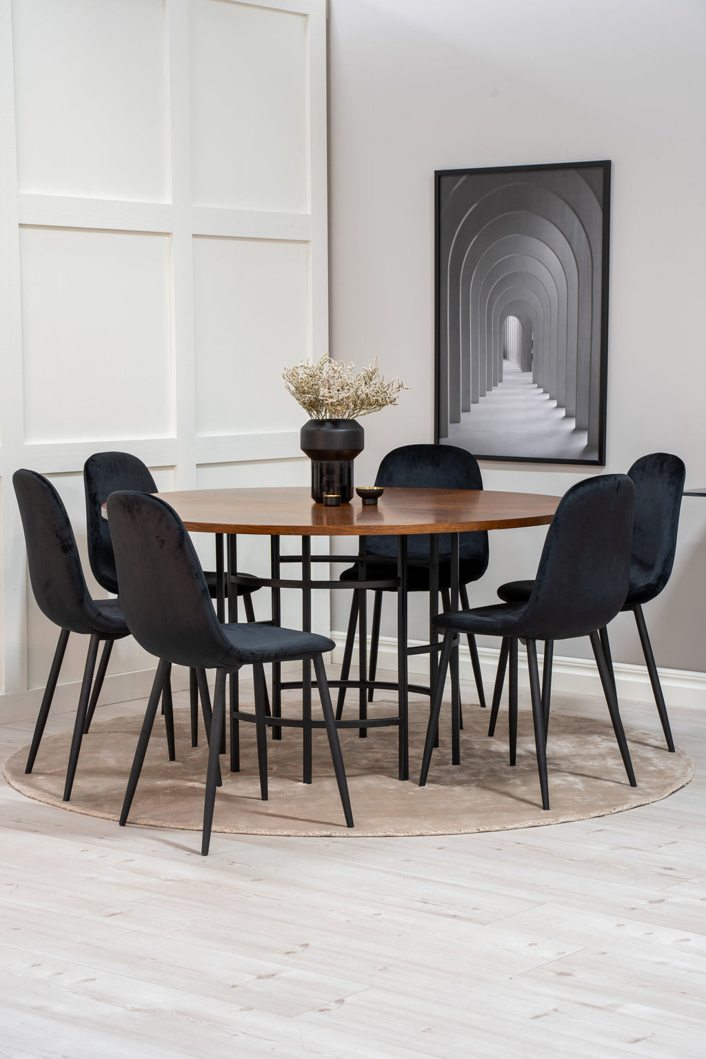 s_gr19246__11 Copenhagen Round Dining Set Rundes Essgruppen Set