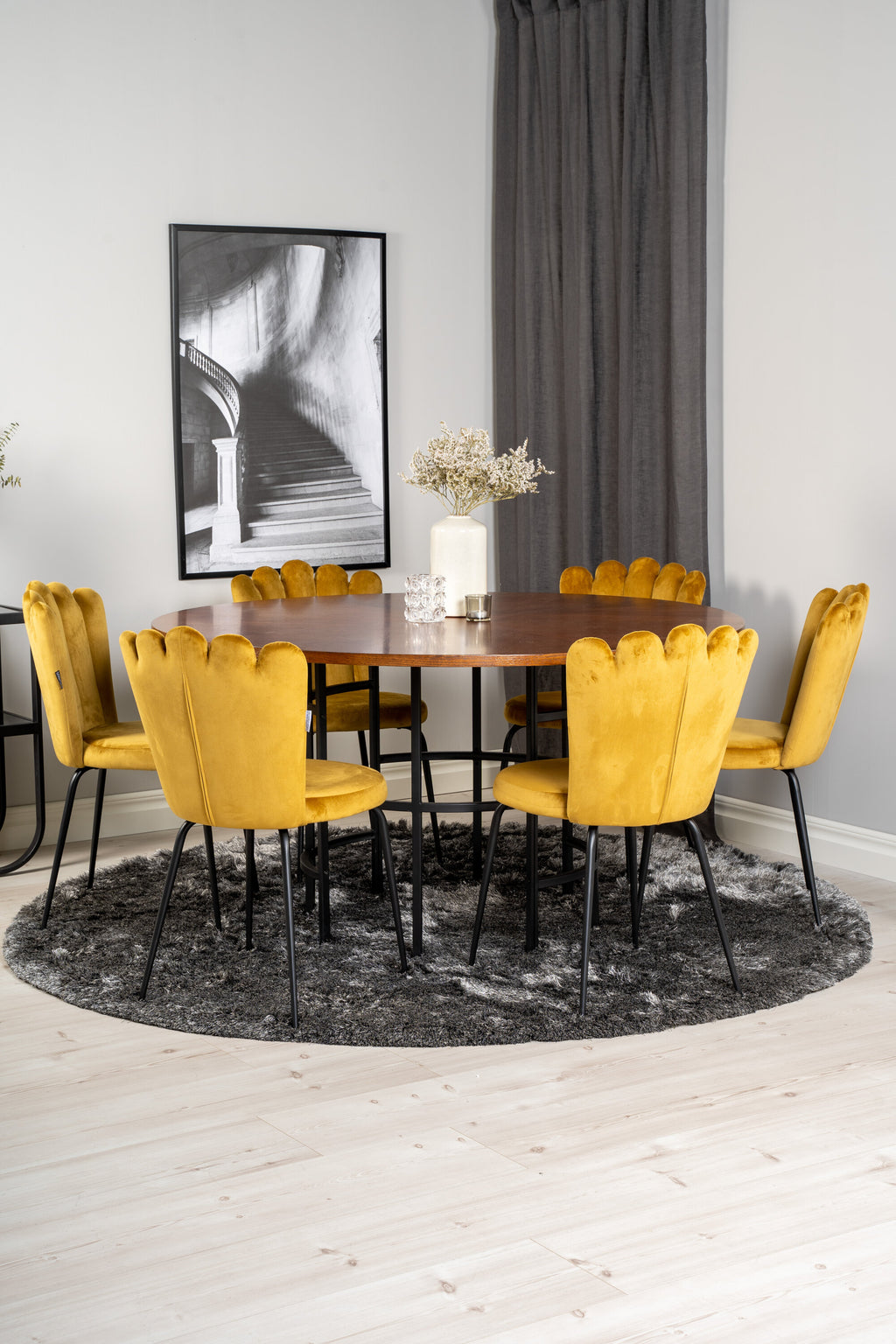 s_gr19333__10 Copenhagen Round Dining Set Rundes Essgruppen Set