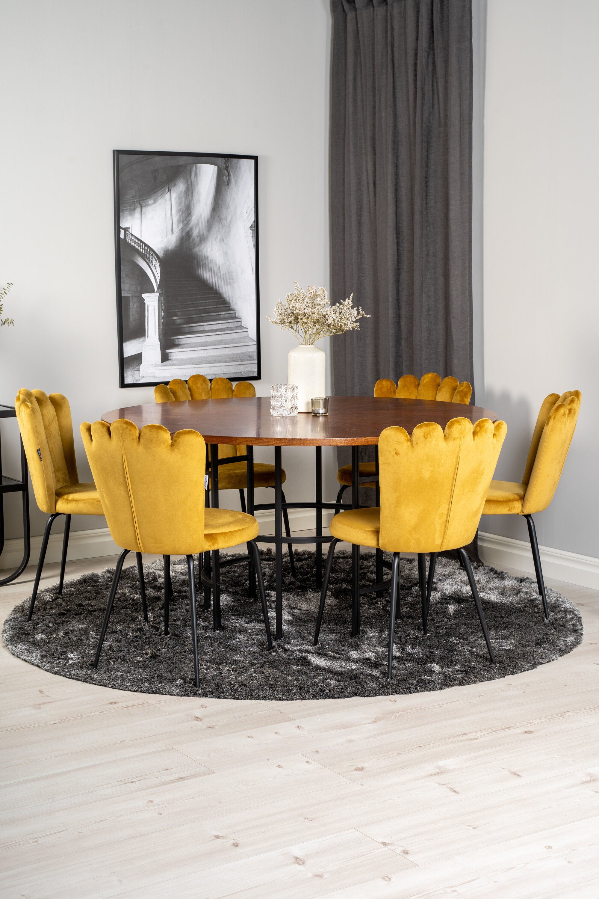 s_gr19333__10 Copenhagen Round Dining Set Rundes Essgruppen Set