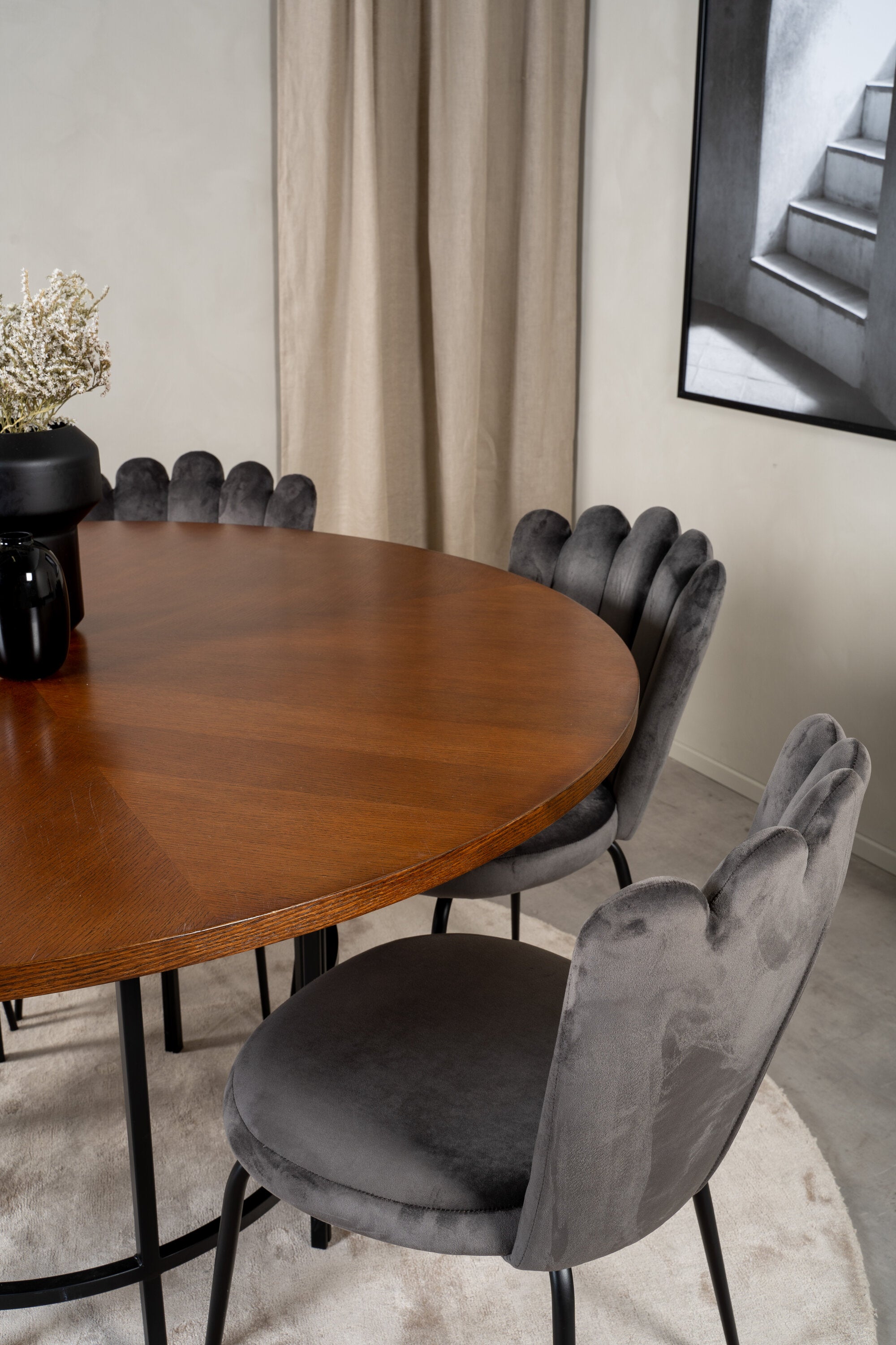 s_gr19334__13 Copenhagen Round Dining Set Rundes Essgruppen Set