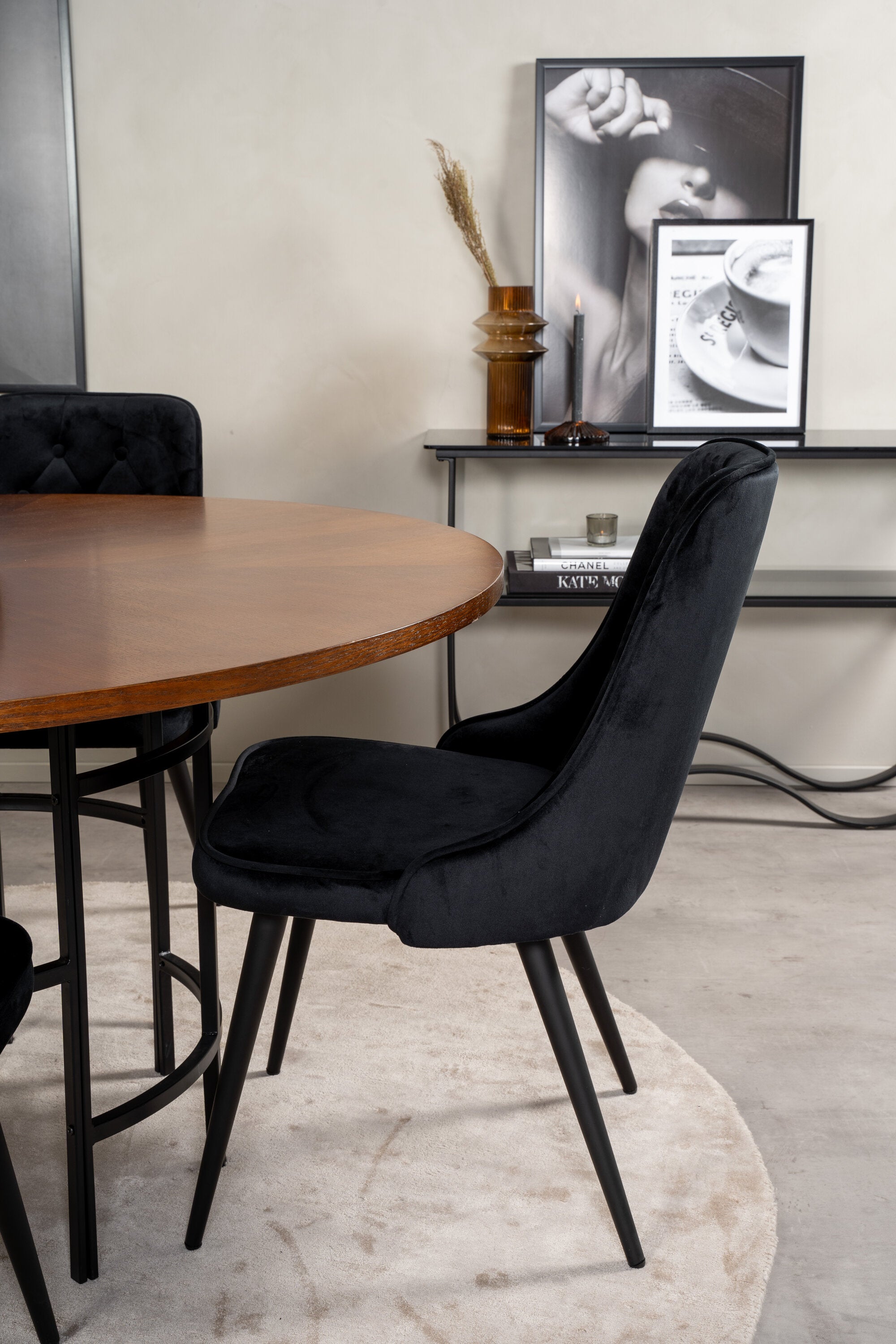 s_gr19337__11 Copenhagen Round Dining Set Rundes Essgruppen Set