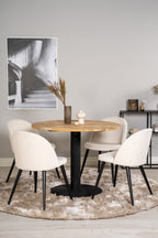 s_gr19341__10 Cirebon Runder Esszimmer Set Rundes Essgruppen Set