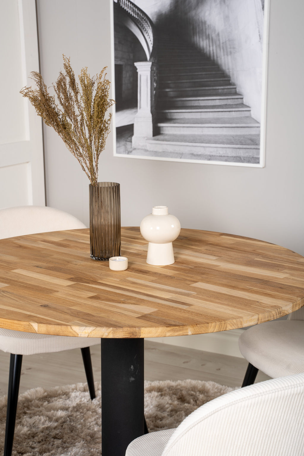 s_gr19341__12 Cirebon Runder Esszimmer Set Rundes Essgruppen Set