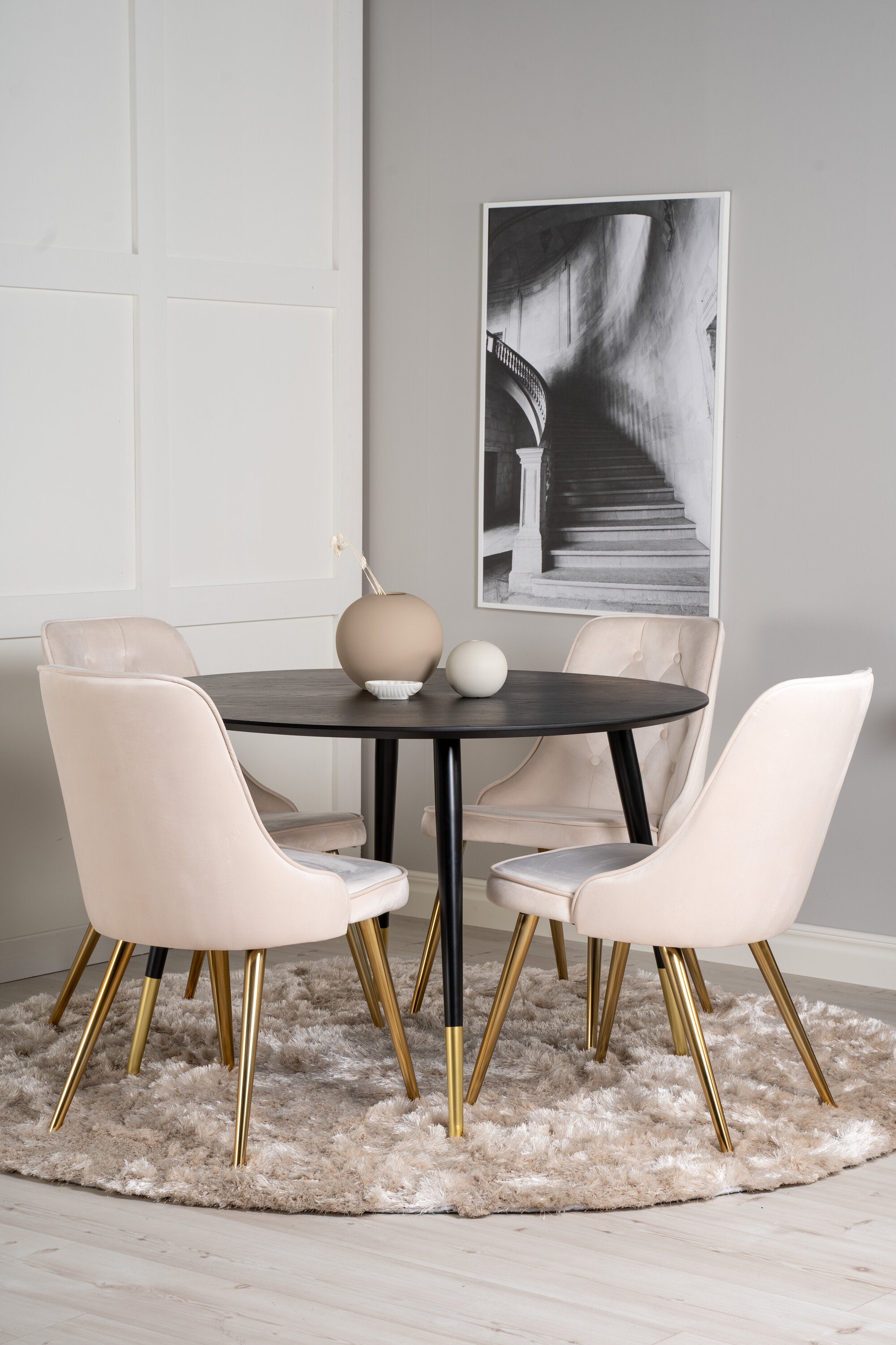 s_gr19345__10 Dipp Runder Esstisch Set Rundes Essgruppen Set