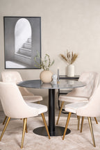 s_gr19359__11 Estelle Round Dining Set Rundes Essgruppen Set