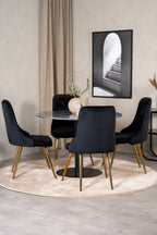 s_gr19360__10 Estelle Runder Esstisch Set Rundes Essgruppen Set