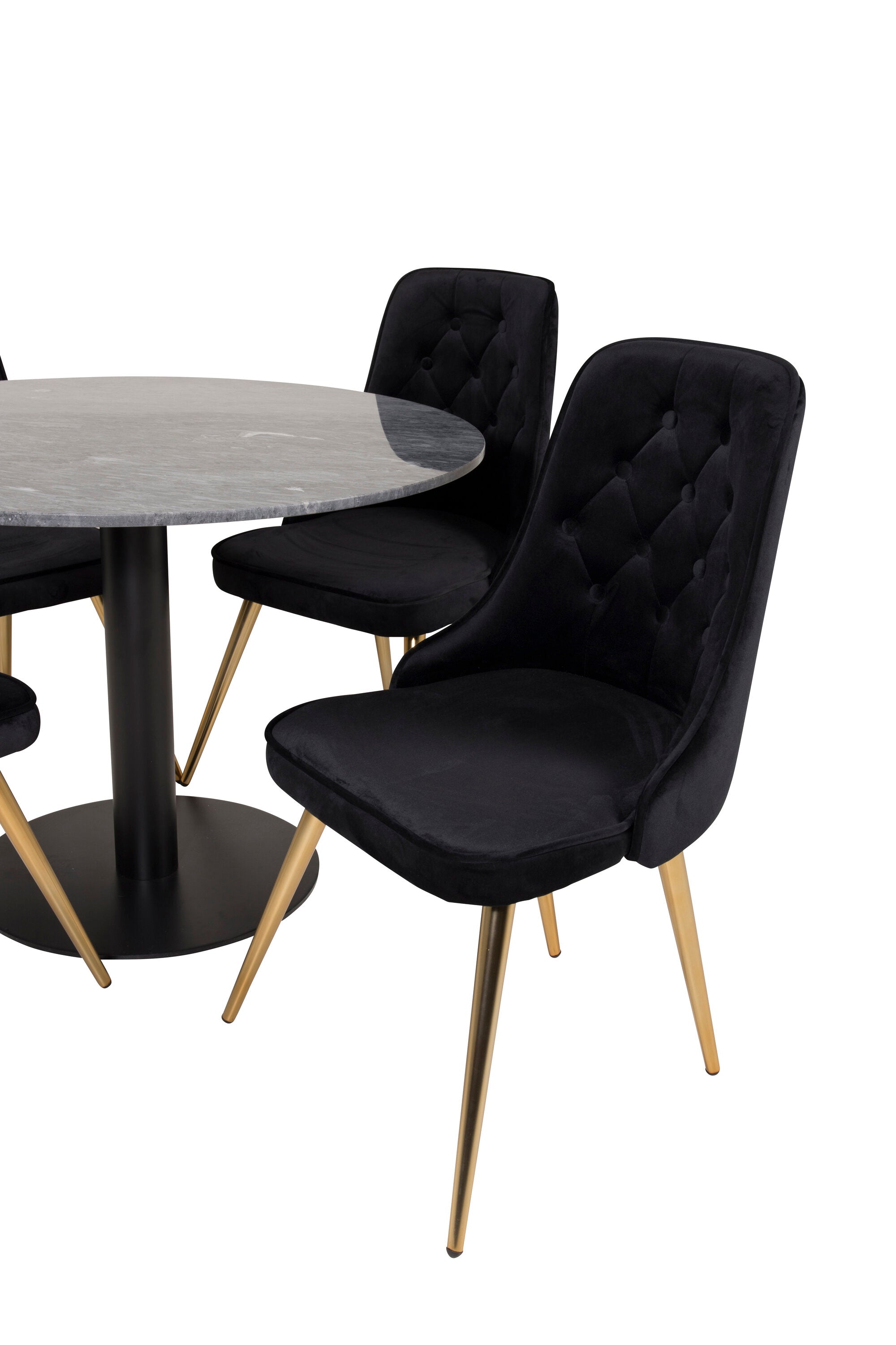 s_gr19360__3 Estelle Runder Esstisch Set Rundes Essgruppen Set