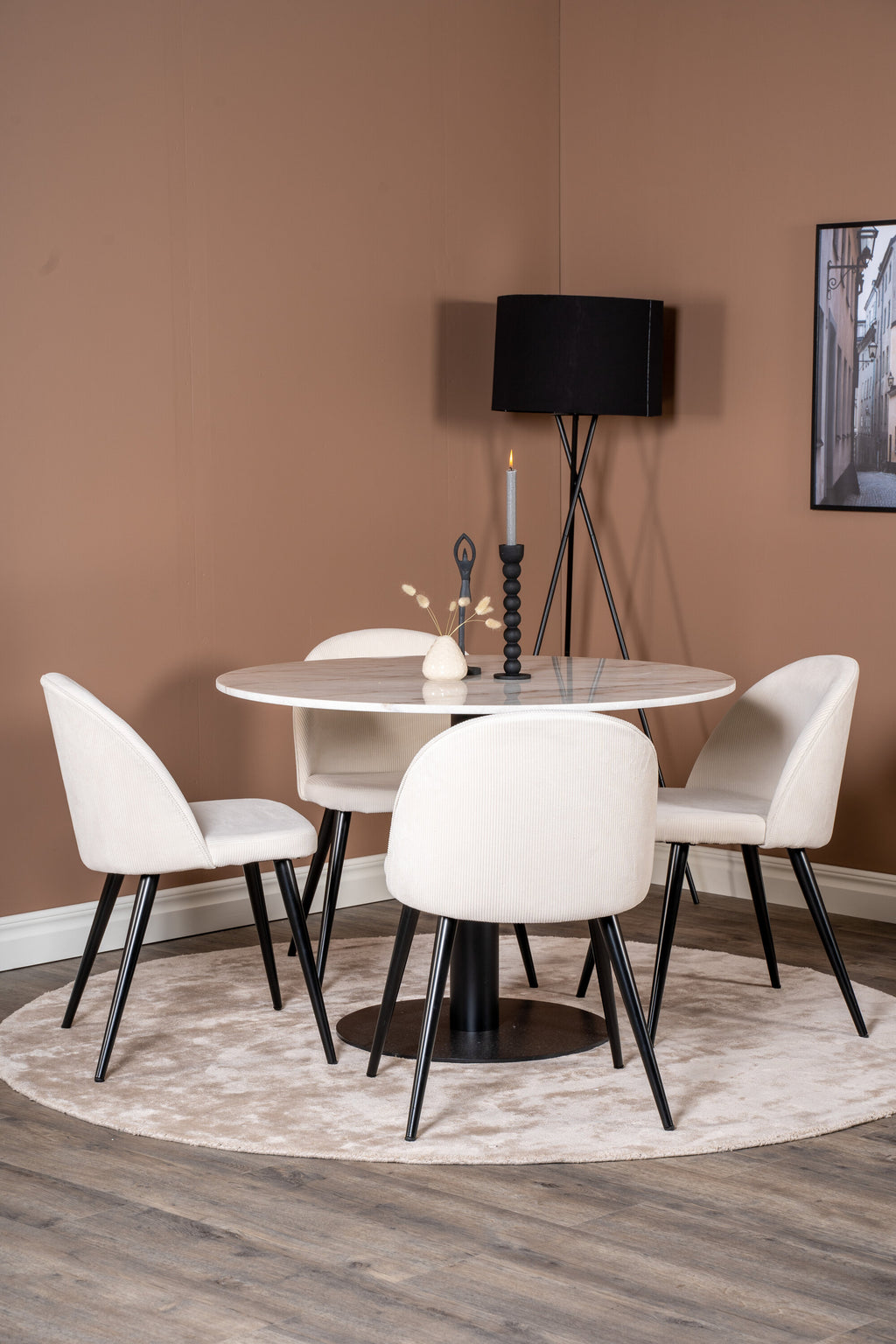 s_gr19362__11 Estelle Rundes Esstisch Set Rundes Essgruppen Set