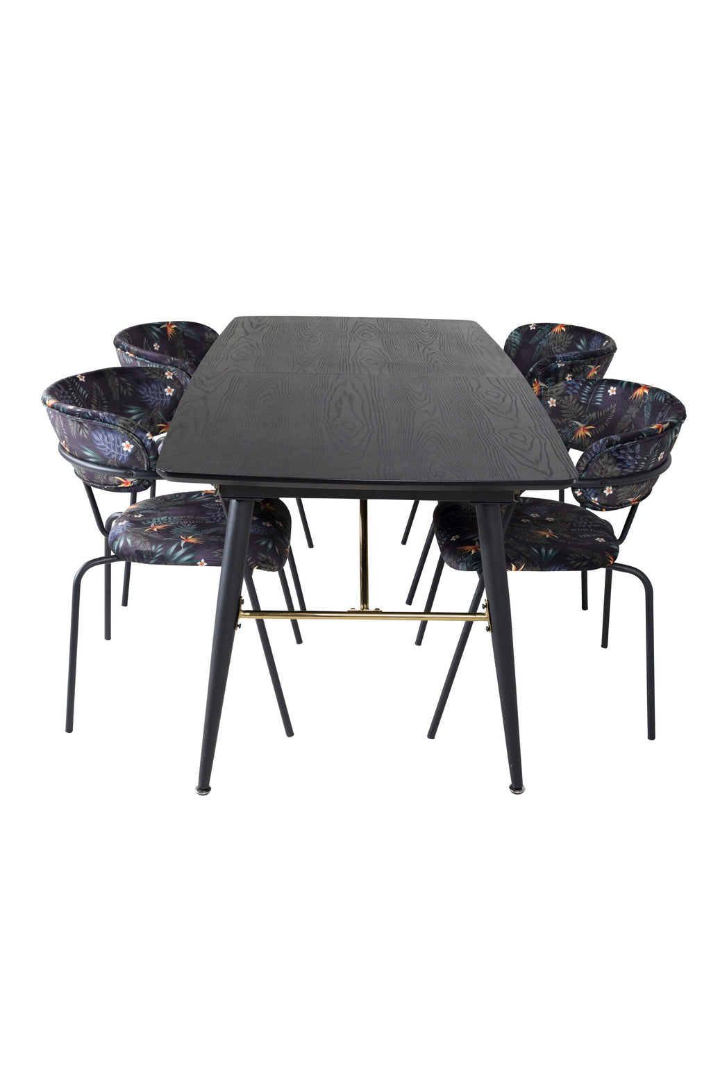 s_gr19447__1 Gold Rechteckige Essgruppe Rechteckiges Essgruppen Set Default Title