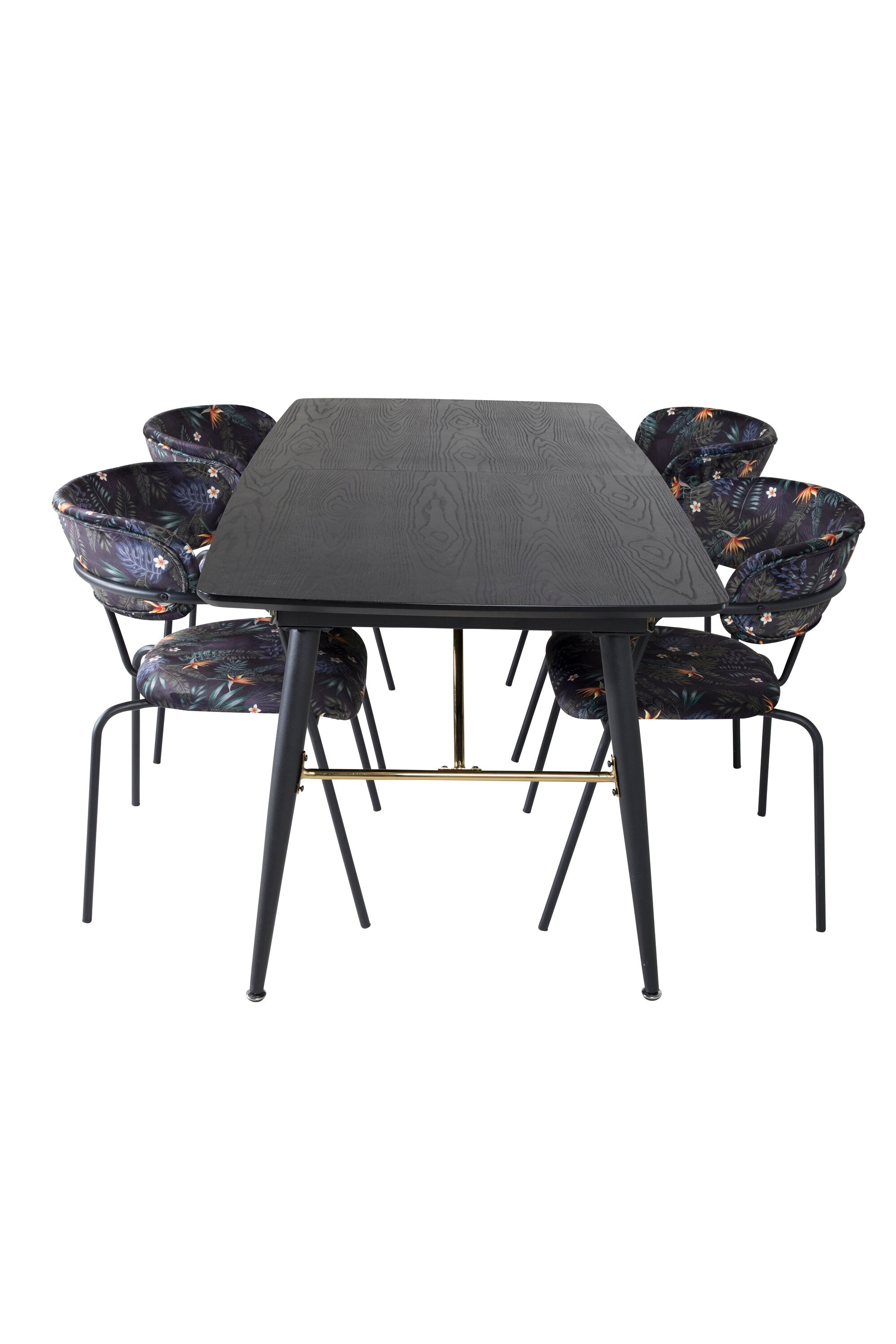 s_gr19447__1 Gold Rechteckige Essgruppe Rechteckiges Essgruppen Set Default Title