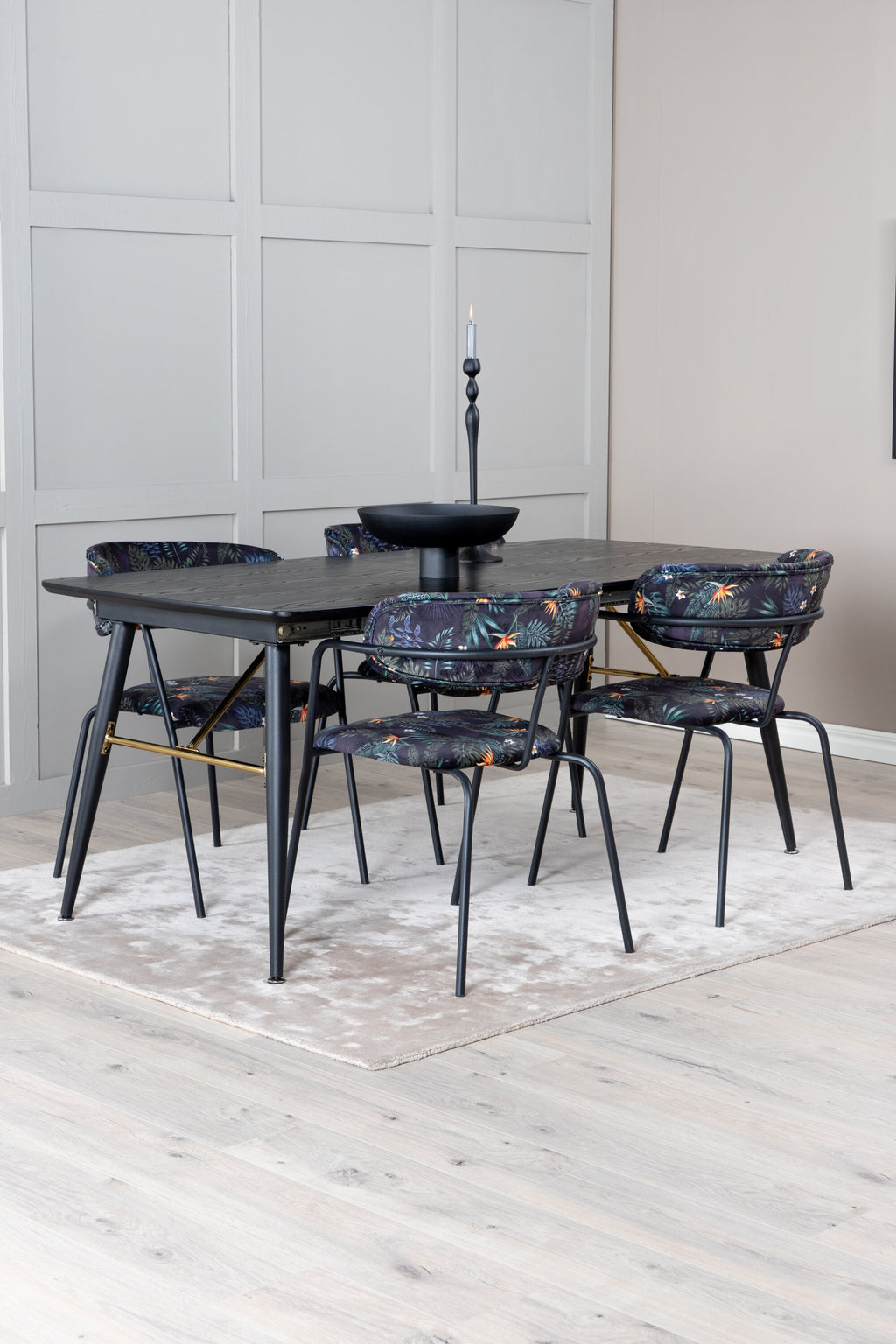 s_gr19447__11 Gold Rechteckige Essgruppe Rechteckiges Essgruppen Set