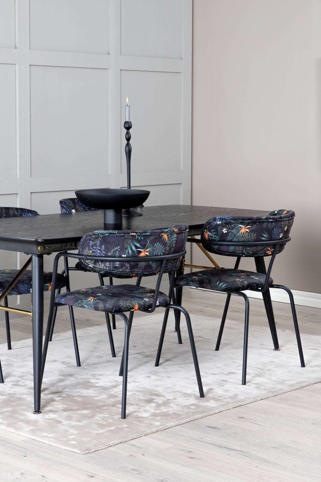 s_gr19447__12 Gold Rechteckige Essgruppe Rechteckiges Essgruppen Set