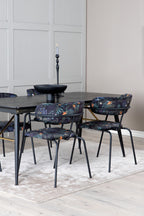 s_gr19447__12 Gold Rechteckige Essgruppe Rechteckiges Essgruppen Set