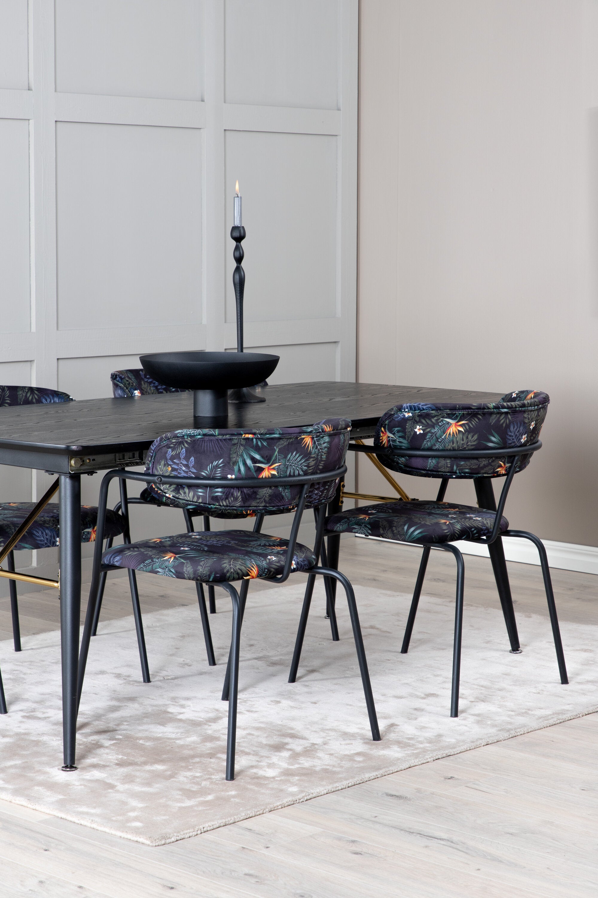 s_gr19447__12 Gold Rechteckige Essgruppe Rechteckiges Essgruppen Set