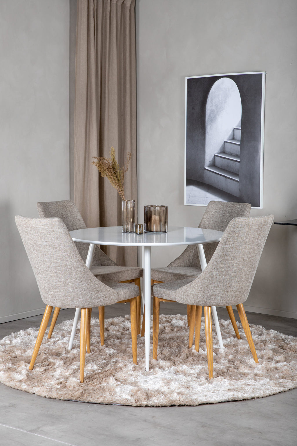 s_gr19562__11 Plaza Runder Esstisch Set Rundes Essgruppen Set