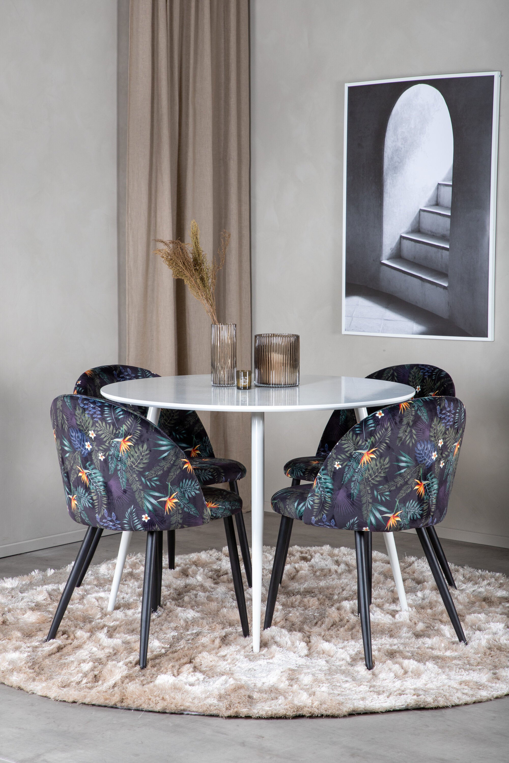 s_gr19567__11 Plaza Runder Esstisch Set Rundes Essgruppen Set