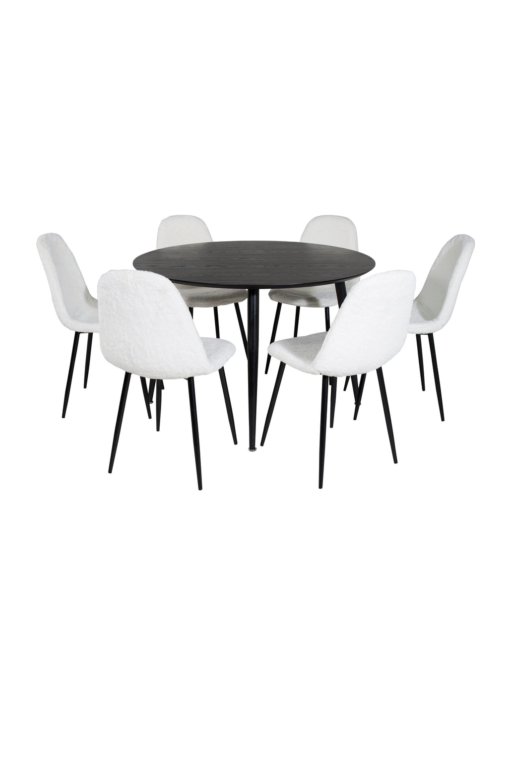 s_gr19945__1 Dipp Runder Esstisch Set Rundes Essgruppen Set Table: ⌀115 Chair: 53x87x44