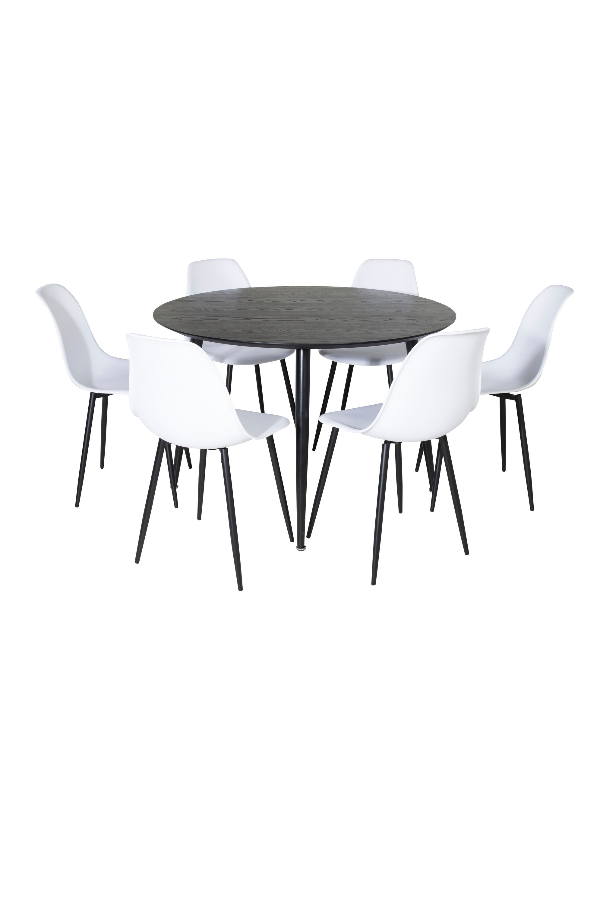 s_gr19946__1 Dipp Runder Esstisch Set Rundes Essgruppen Set Table: ⌀115 Chair: 58x81x45,5