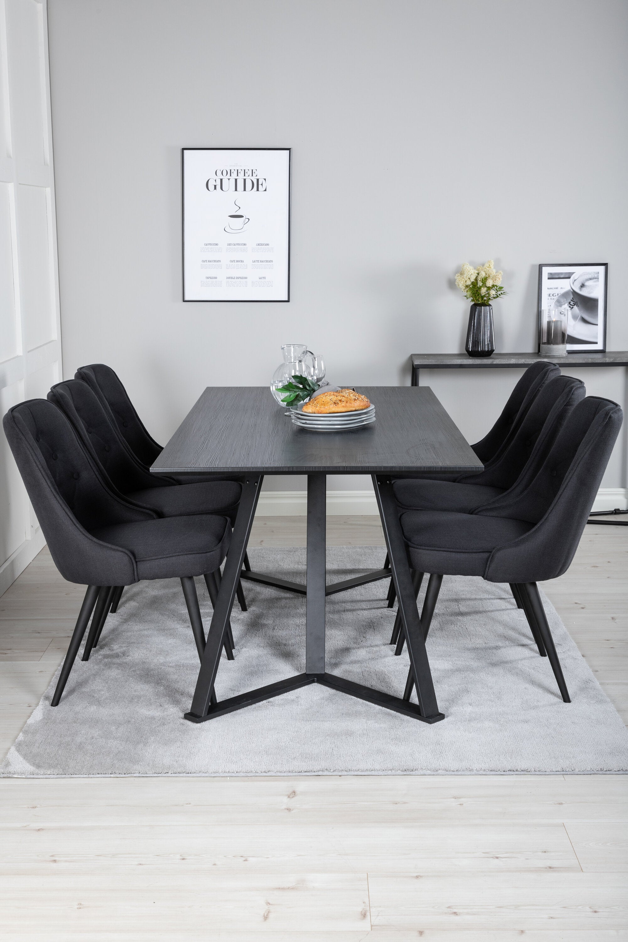 s_gr20229__10 Marina Rechteckiger Esstisch Set Rechteckiges Essgruppen Set