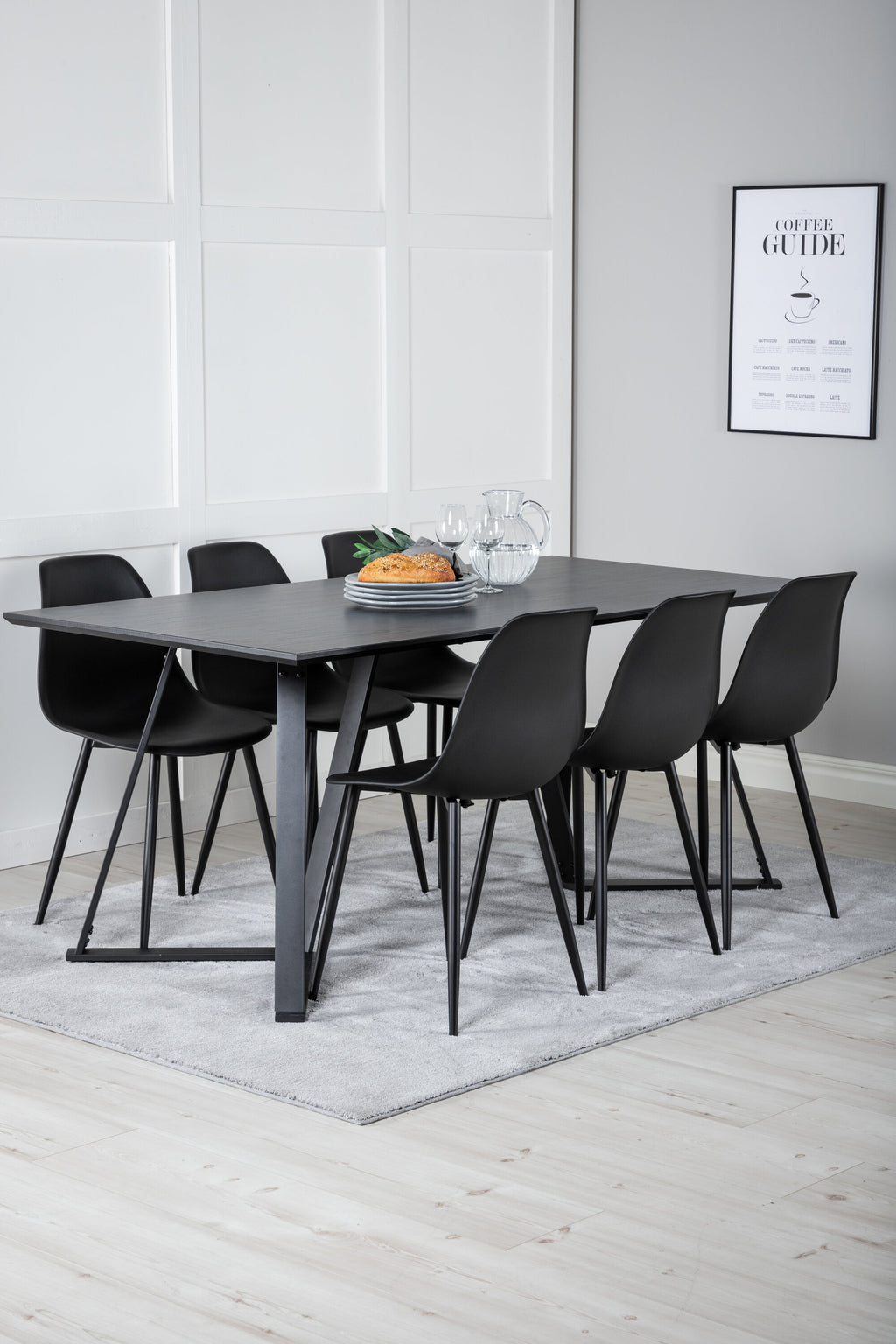 s_gr20231__11 Marina Rechteckiger Esstisch Set Rechteckiges Essgruppen Set