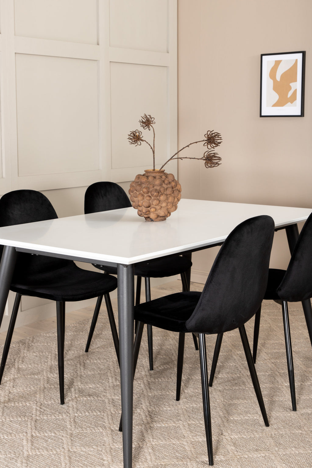 s_gr22076__12 Jimmy Rechteckiger Esstisch Set Rechteckiges Essgruppen Set