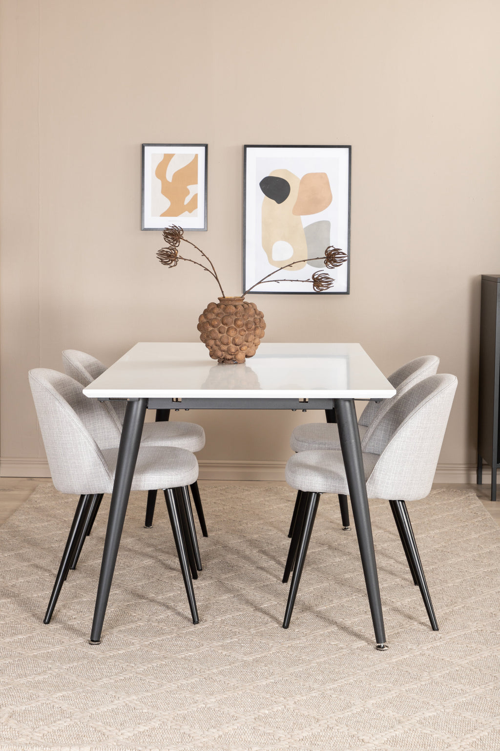 s_gr22077__10 Jimmy Rechteckiger Esstisch Set Rechteckiges Essgruppen Set