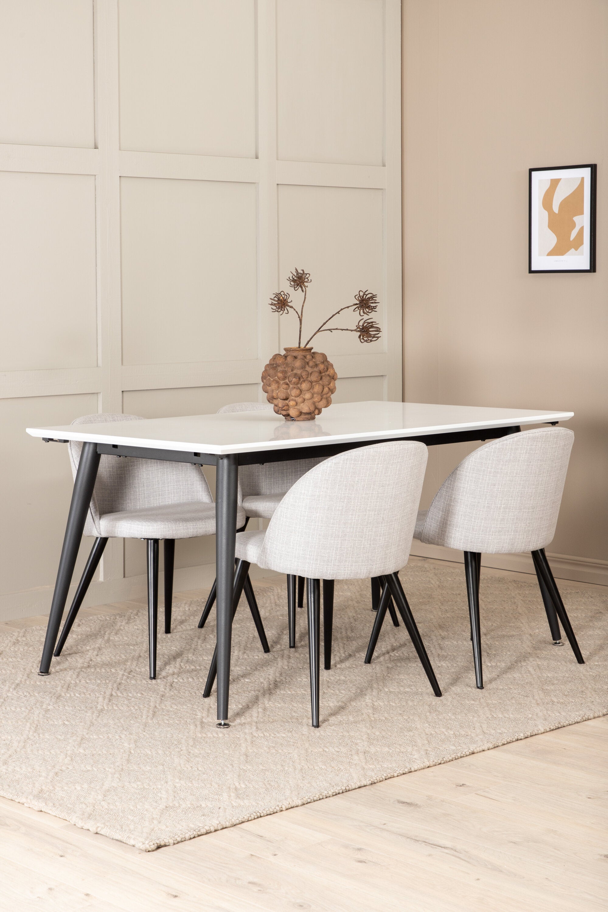 s_gr22077__11 Jimmy Rechteckiger Esstisch Set Rechteckiges Essgruppen Set