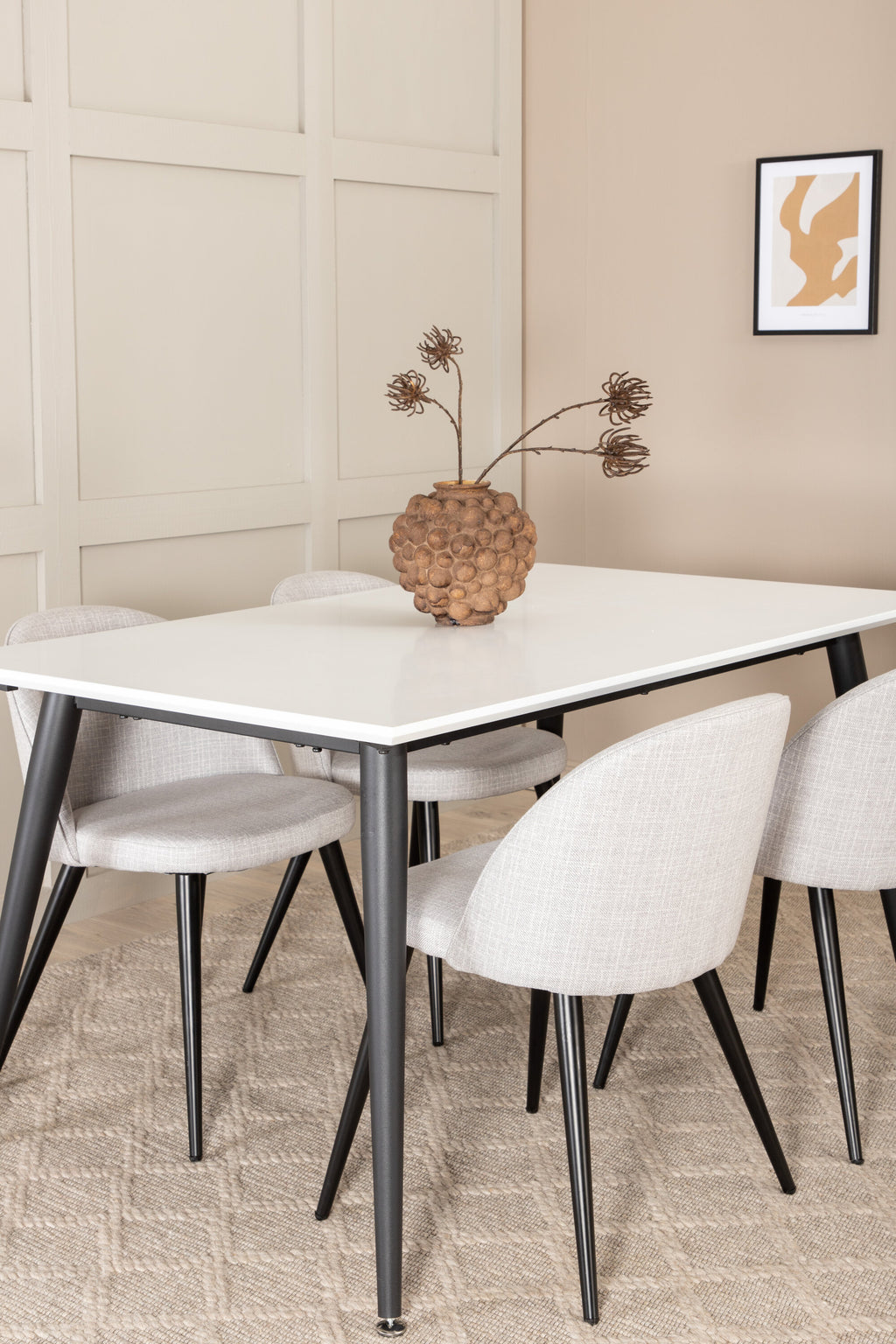 s_gr22077__12 Jimmy Rechteckiger Esstisch Set Rechteckiges Essgruppen Set