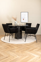 s_gr22349__10 Marbs Runder Esszimmer Set Rundes Essgruppen Set Default Title