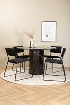 s_gr22356__10 Marbs Runder Esstisch Set Rundes Essgruppen Set Default Title