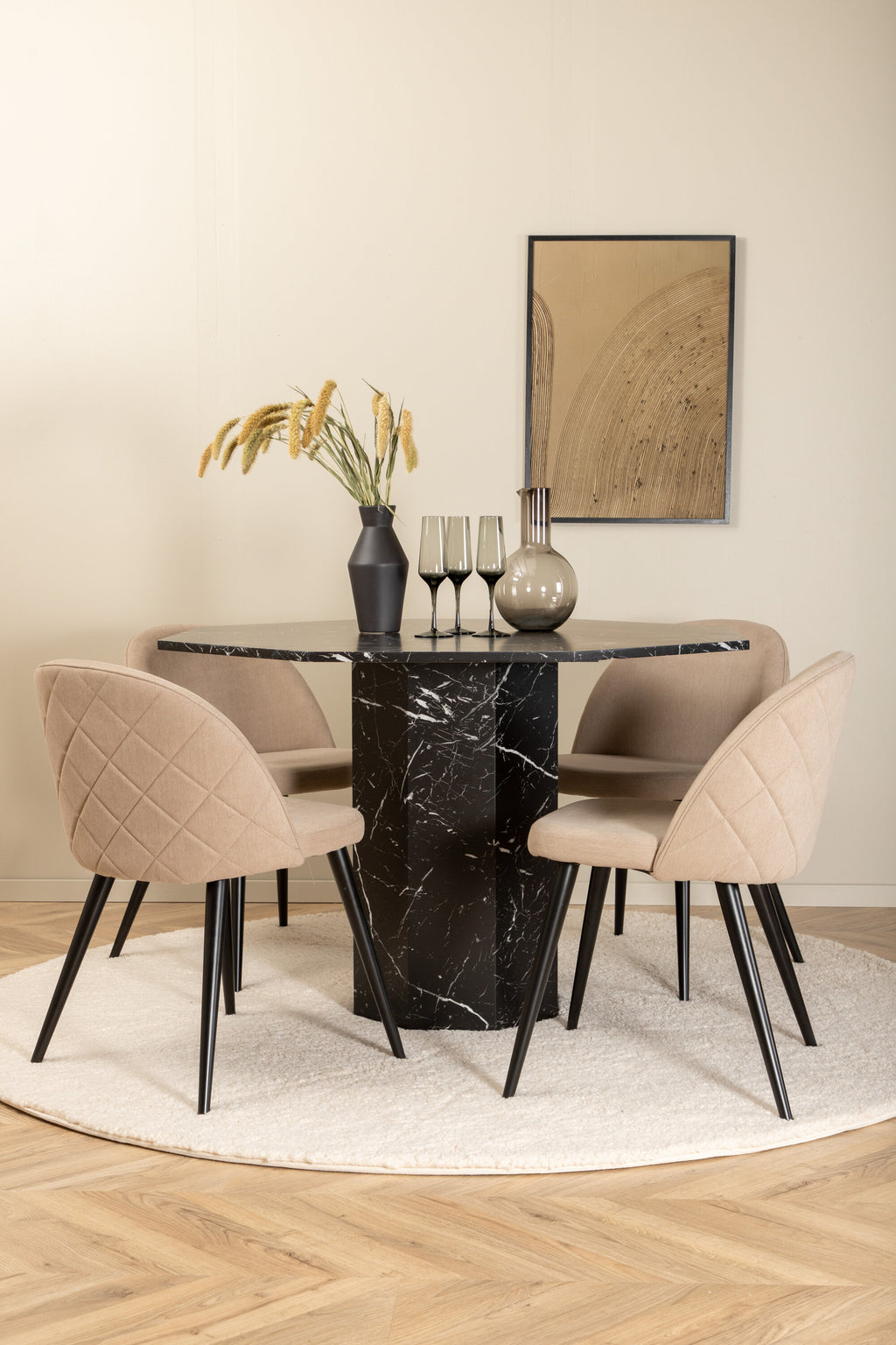 s_gr22357__10 Marbs Round Dining Set Rundes Essgruppen Set Default Title
