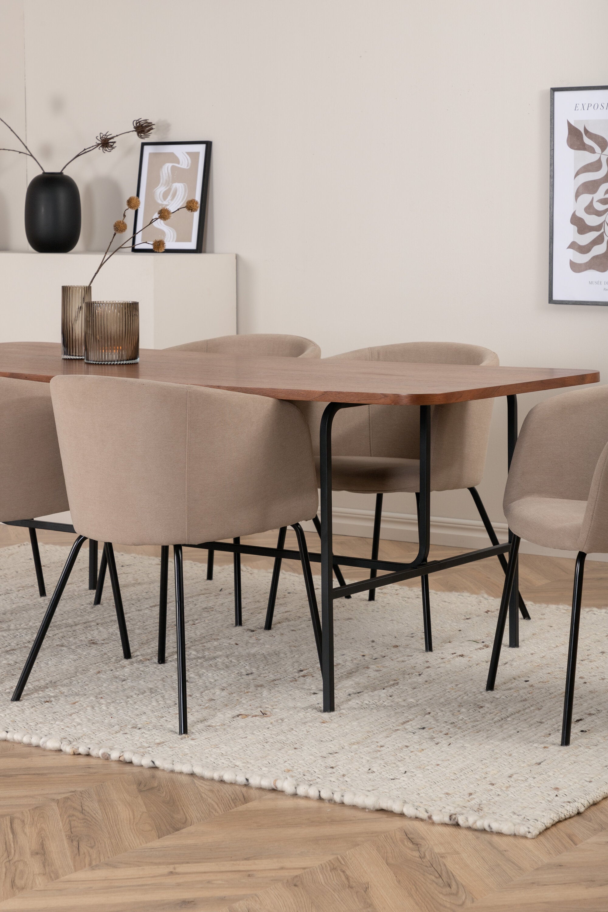 s_gr22391__11 Uno Rechteckiger Esstisch Set Rechteckiges Essgruppen Set