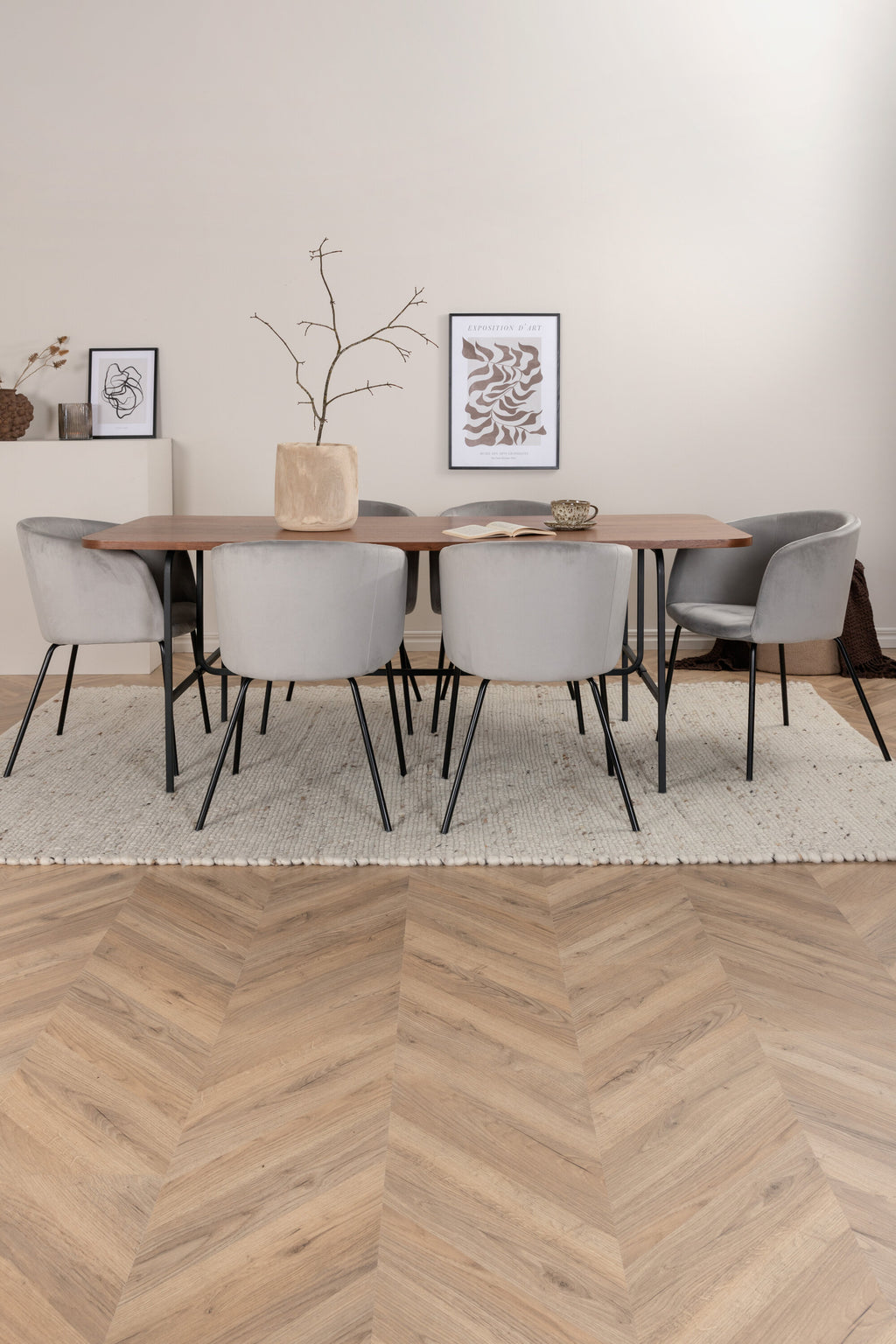 s_gr22393__10 Uno Rechteckiges Esszimmer Set Rechteckiges Essgruppen Set